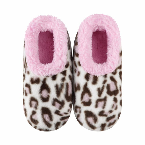 Womens Spot on Cozy Leopard Snoozies
