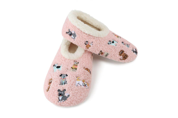 Snoozies Mini Embroidered Slipper Socks for Women