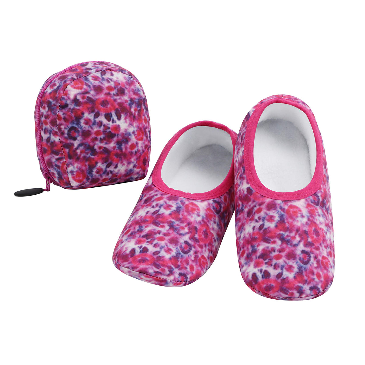 Womens Skinnies With Travel Pouch Slippers Tie Dye – snoozies!