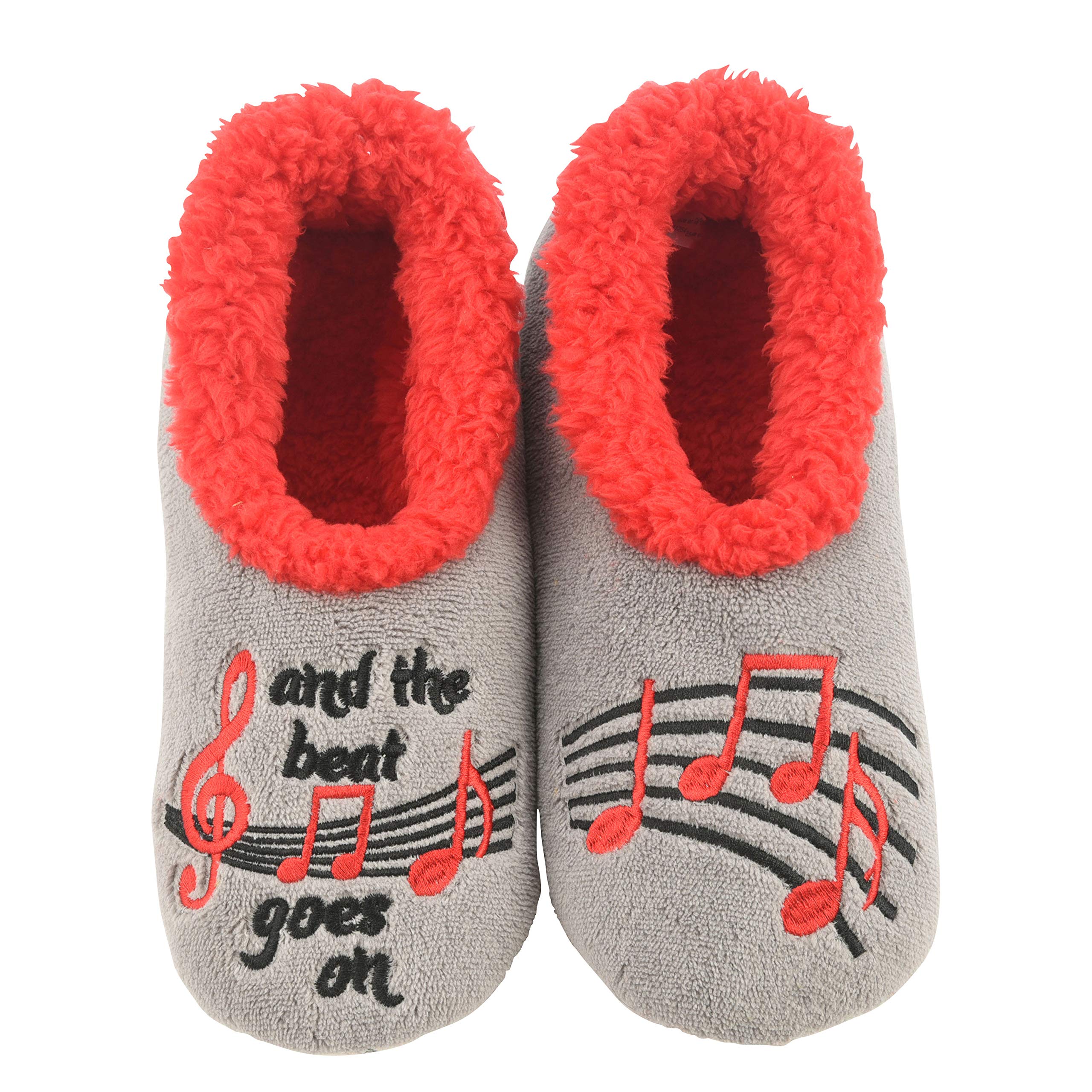 Inflatable Musical Note Shoes Mens Pairable Slippers Musical Notes – snoozies!