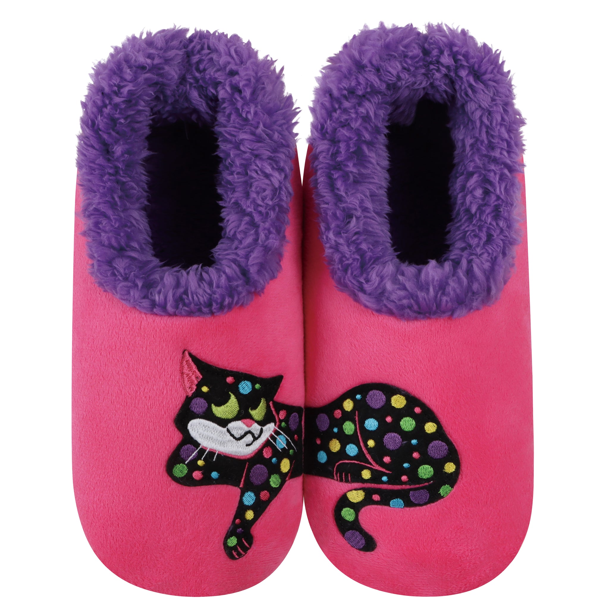 Womens Polka Dot Cat Pairable – snoozies!1