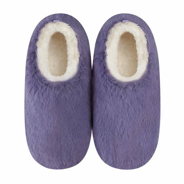 Womens Snowball Faux Fur Snoozies